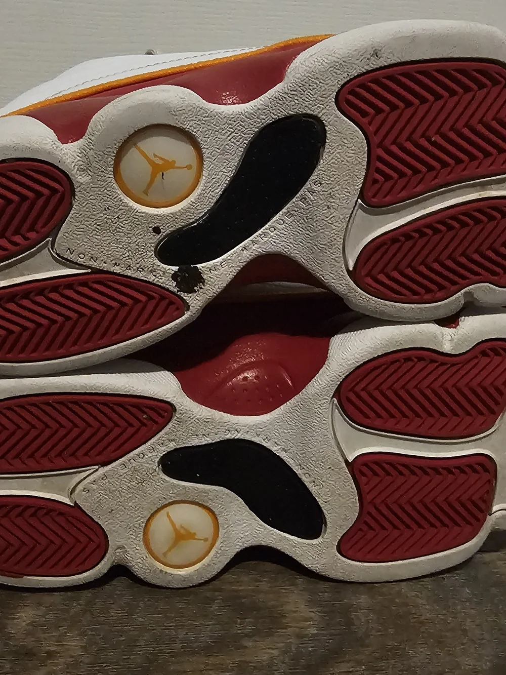 Jordan Pro Strong Cardinal Red White Orange Sneakers GS Size 3Y